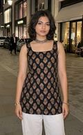 BLACK GENZ KURTI